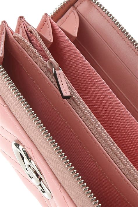 gucci pink zip around wallet|gucci marmont zip around wallet.